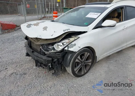 2013 Hyundai Elantra Limited из США, поврежденный, VIN 5NPDH4AEXDH280207